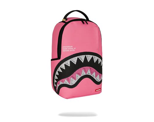 Batoh Sprayground - Shark Central Pink Embroidered Shark Backpack
