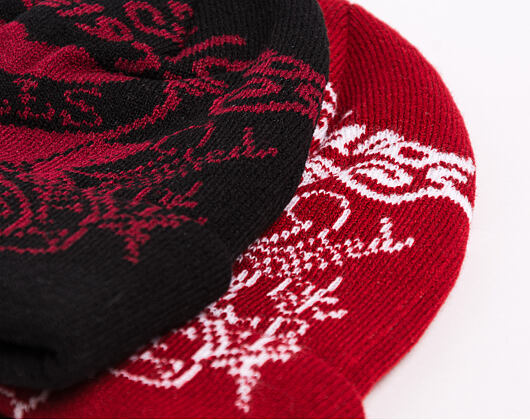Kulich Ed Hardy - Unisex Love Kills Slowly Foldover Beanie - Black
