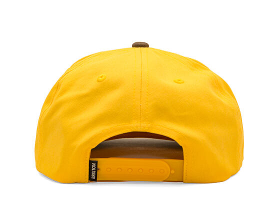 Kšiltovka Brixton - Homerun Snapback - Golden Hour/Walnut Brown