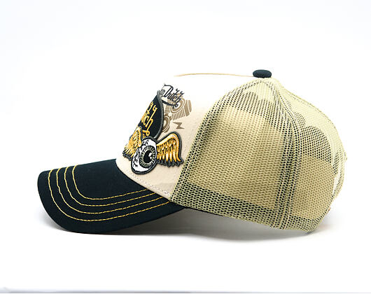 Kšiltovka Von Dutch - Trucker - Patch & Print - Black / White