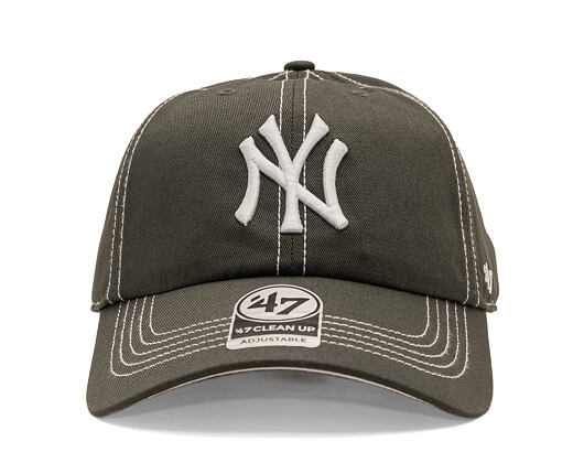 Kšiltovka '47 Brand - MLB Contrast Stitch CLEAN UP - NY Yankees - Steel