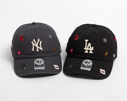 Kšiltovka '47 Brand - MLB Multi Scatter CLEAN UP - NY Yankees - Navy