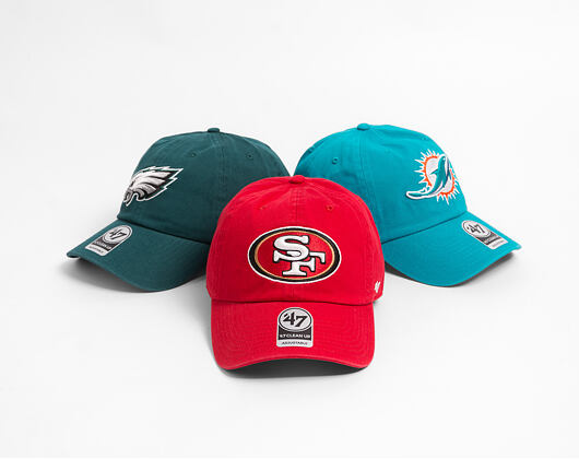 Kšiltovka '47 Brand - NFL CLEAN UP - San Francisco 49ers - Red