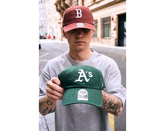 Kšiltovka '47 Brand - MLB Clean Up - Boston Red Sox