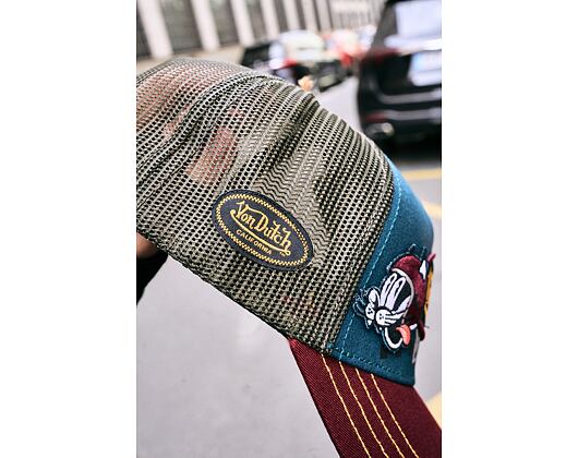 Kšiltovka Von Dutch - Trucker - Patch & Print - Red / Navy