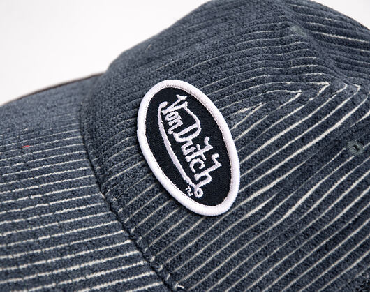 Kšiltovka Von Dutch - Baseball - Striped Corduroy Patch - Navy