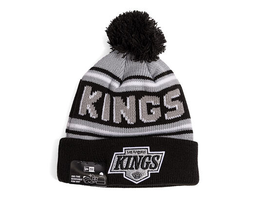 Kulich New Era - NHL Evergreen Wordmark Pom Medium Knit - LA Kings - Team Color