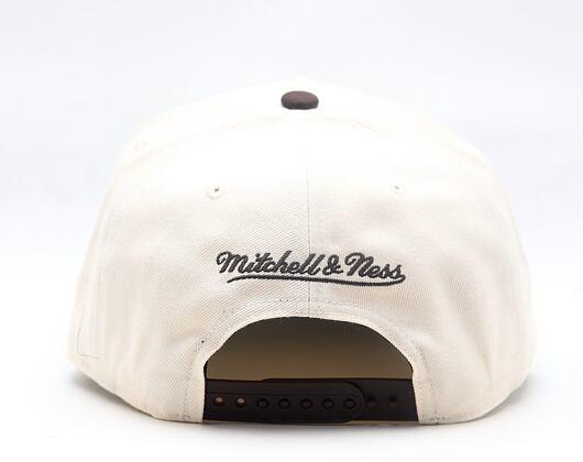 Kšiltovka Mitchell & Ness - NBA Brown And Cream Pro Snapback - New York Knicks - Cream