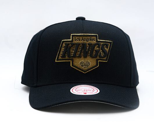 Kšiltovka Mitchell & Ness - NHL Black And Gold Pro Snapback - Chicago Blackhawks - Black