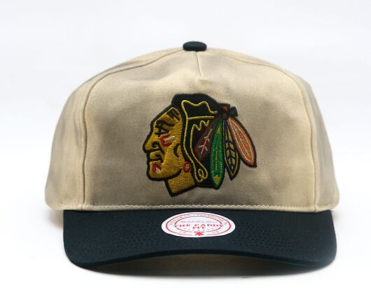 Kšiltovka Mitchell & Ness - NHL Retro Roots Deadstock - Chicago Blackhawks - Cream