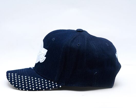 Kšiltovka Mitchell & Ness - NBA Run Stitch Pro Snapback - Los Angeles Lakers - Blue