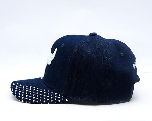 Kšiltovka Mitchell & Ness - NBA Run Stitch Pro Snapback - Chicago Bulls - Blue