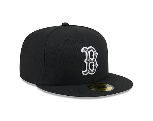 Kšiltovka New Era - MLB Rhinestone Badge 59FIFTY - Boston Red Sox - Black