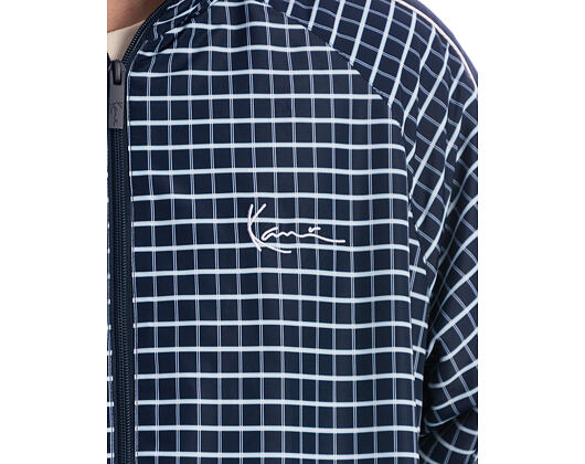 Bunda Karl Kani - Signature Check Sidestripe Trackjacket - Blue