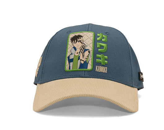Kšiltovka Capslab - Boruto A-Frame - Kawaki - Blue / Beige Corduroy