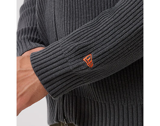 Svetr New Era - MLB Zip Knitwear - NY Mets - Steel