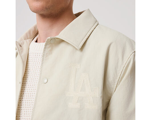 Bunda New Era - MLB Coaches Jacket - LA Dodgers - Stone
