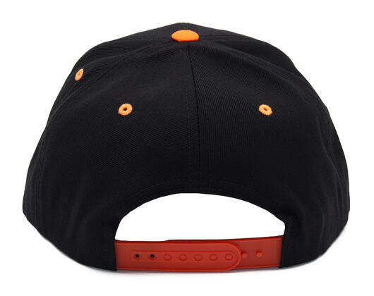 Kšiltovka Yupoong Flexfit 2Tone Black/Neon Orange