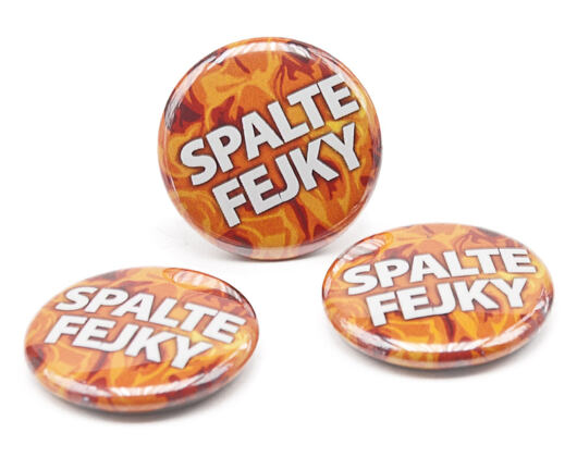 Placky Snapbacks.cz SPALTE FEJKY 2ks z Limitované Série, 2,5cm