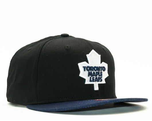 Kšiltovka New Era Cotton Block 3 Toronto Maple Leafs Black Snapback