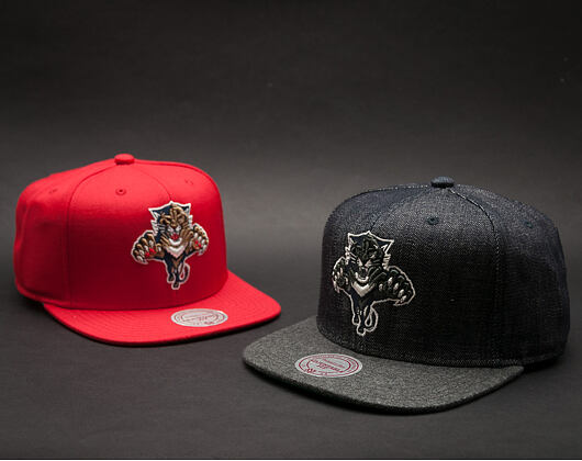 Kšiltovka Mitchell & Ness Florida Panthers Wool Solid 2 Red Snapback