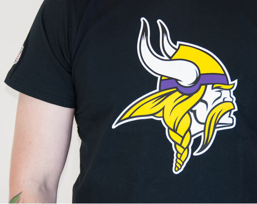 Triko New Era NFL Team Logo Minnesota Vikings Black