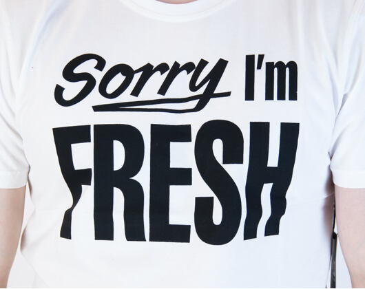 Triko New Era Bi Sorry I'm Fresh White