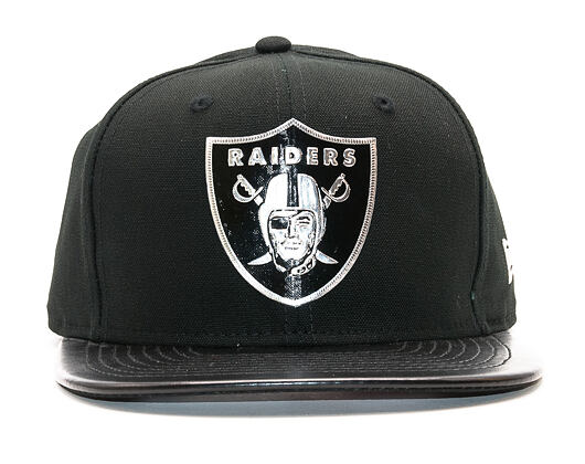 Kšiltovka New Era Fabric Mix Oakland Raiders Black/Silver Snapback