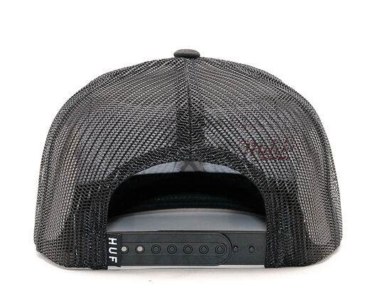 Kšiltovka HUF Box Logo Trucker Black Snapback