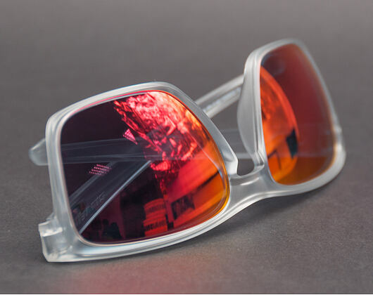 Sluneční Brýle Oakley Sliver XL Matte Clear / Torch Iridium - OO9341-09