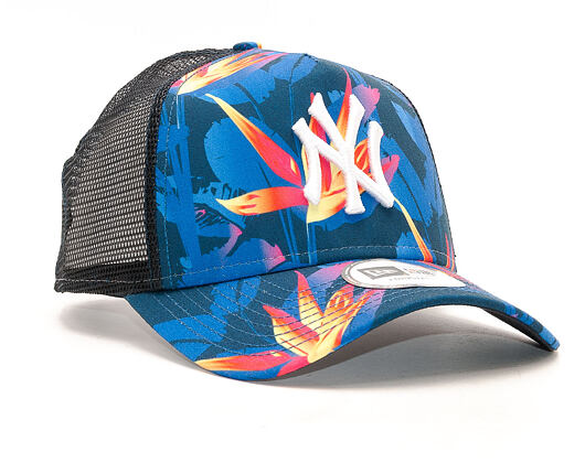 Kšiltovka NEW ERA Birds Of Paradise New York Yankees 9FORTY Trucker Snapback