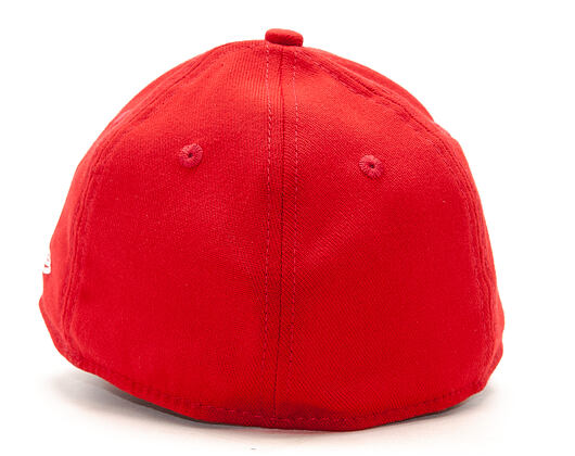 Kšiltovka New Era Basic Flag 39thirty Scarlet/White Stretchfit