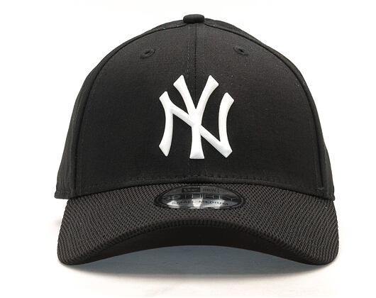 Kšiltovka New Era Rubber Prime New York Yankees Black/White 39thirty Stretchfit
