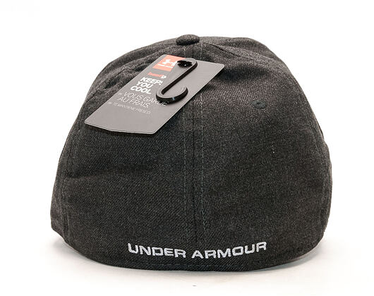Kšiltovka Under Armour Closer Black/Amalgam Grey Fitted Cap