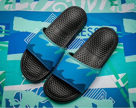 Pantofle Pink Dolphin Ocean Slides Black