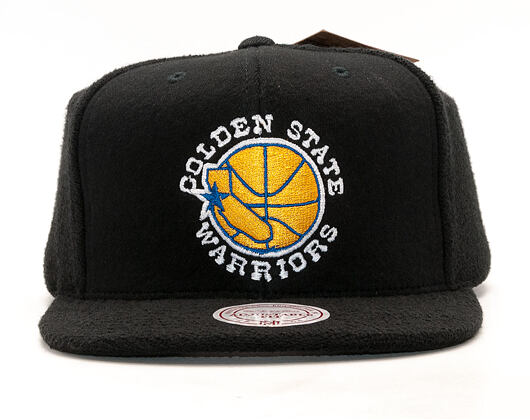 Kšiltovka Mitchell & Ness Tonal Texture French Terry Golden State Warriors Black Snapback