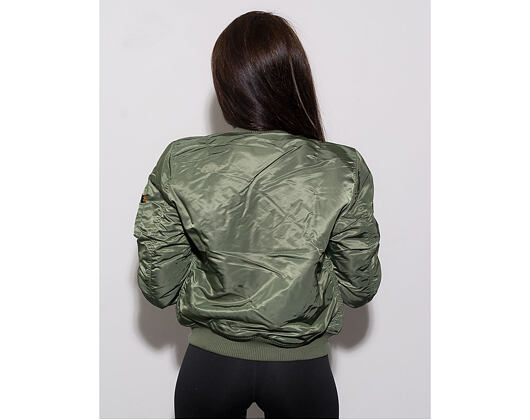 Dámský zimní Bomber Alpha Industries MA-1 SF Wmn Sage Green (-5° C)