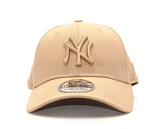 Kšiltovka New Era Tonal League Essential New York Yankees Brown 39THIRTY Stretchfit