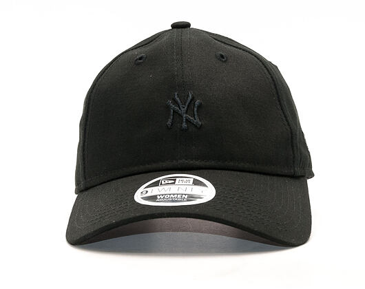 Kšiltovka New Era Mini Logo Essential New York Yankees 9TWENTY Woman Black Strapback