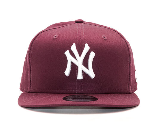 Kšiltovka New Era MLB League Essential New York Yankees Maroon 9FIFTY Snapback