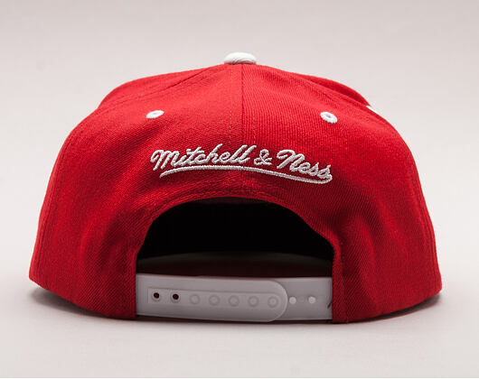 Kšiltovka Mitchell & Ness Team Arch Detroit Red Wings Red/White Snapback