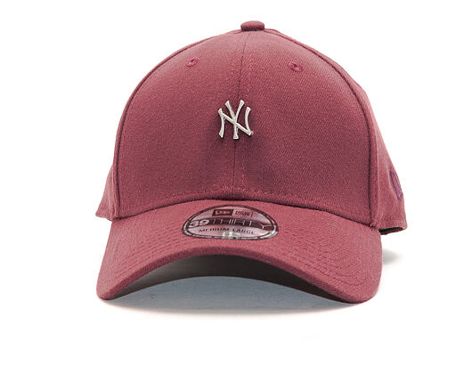Kšiltovka New Era Metal Mini Logo New York Yankees Maroon 39THIRTY Stretchfit