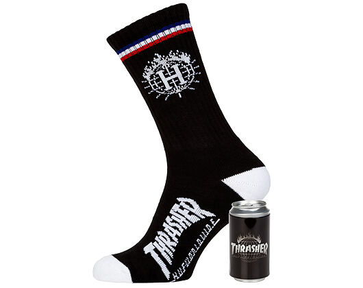 Ponožky HUF Thrasher Black