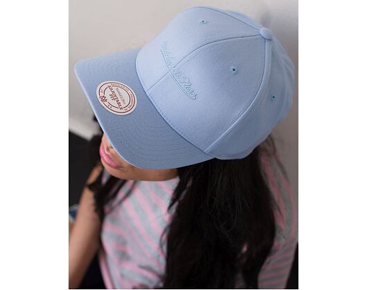 Kšiltovka Mitchell & Ness 110 Flex-Snap Brand Sky Blue Snapback