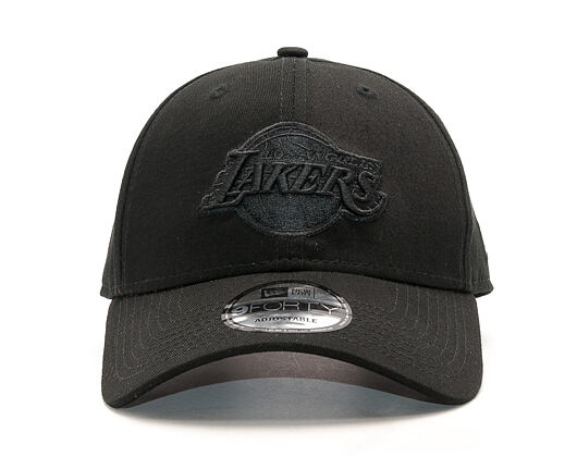Kšiltovka New Era Bob Los Angeles Lakers 9FORTY Black/Black Strapback