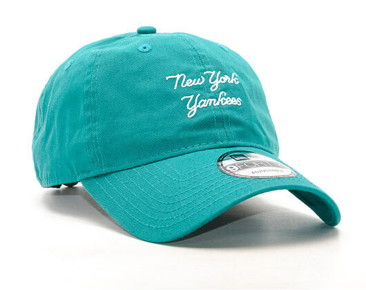 Kšiltovka New Era Sunbleach Unstructured New York Yankees 9FORTY Northwest Green Strapback