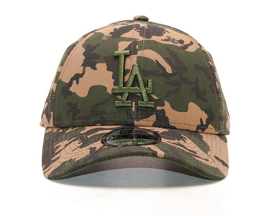 Kšiltovka New Era Seasonal Camo Los Angeles Dodgers 9FORTY Woodland Camo Strapback