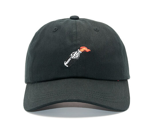 Kšiltovka HUF Apparel Cap Cocktail Hour Curved Visor 6 Panel Black Strapback
