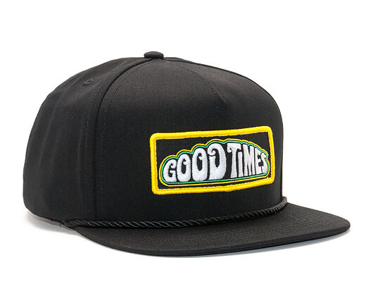 Kšiltovka HUF Apparel Cap Good Times Black Snapback