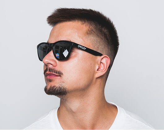 Sluneční Brýle Oakley Frogskins Matte Black/Black Iridium Polarized 24-297